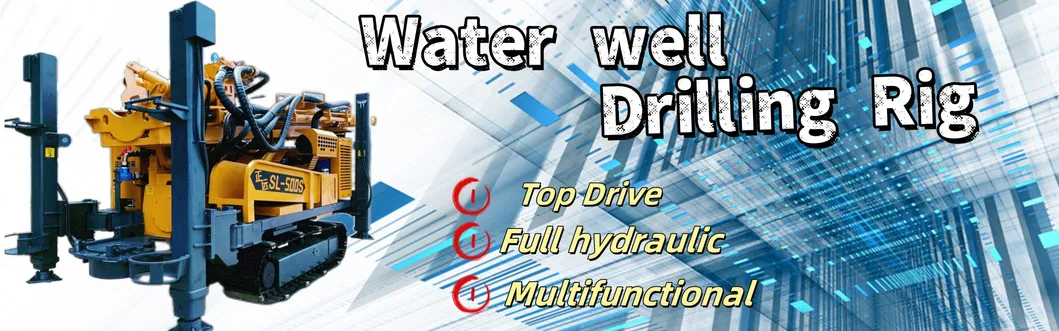 SL500s ไฮดรอลิก Power Unit Diesel 500m Depth Water Well การเจาะ Rigs Origin China Hot Price