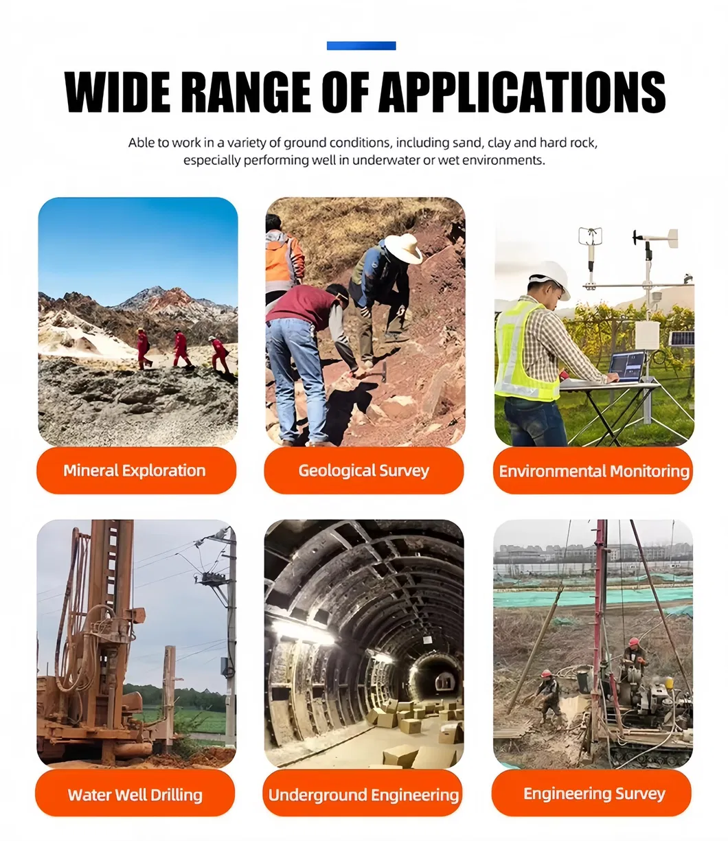 Fsl400 Efficient การไหลเวียนย้อนกลับ การเจาะ เครื่องจักร RC Air Lift Deep Exploration High Recovery Mining for 400m