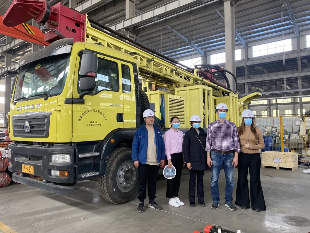 Fsl400 Efficient การไหลเวียนย้อนกลับ การเจาะ เครื่องจักร RC Air Lift Deep Exploration High Recovery Mining for 400m
