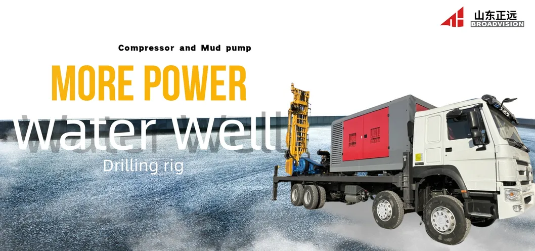 China Truck Mounted Water การเจาะ เครื่องจักร ไฮดรอลิก 600m Depth Water Well การเจาะ Rig