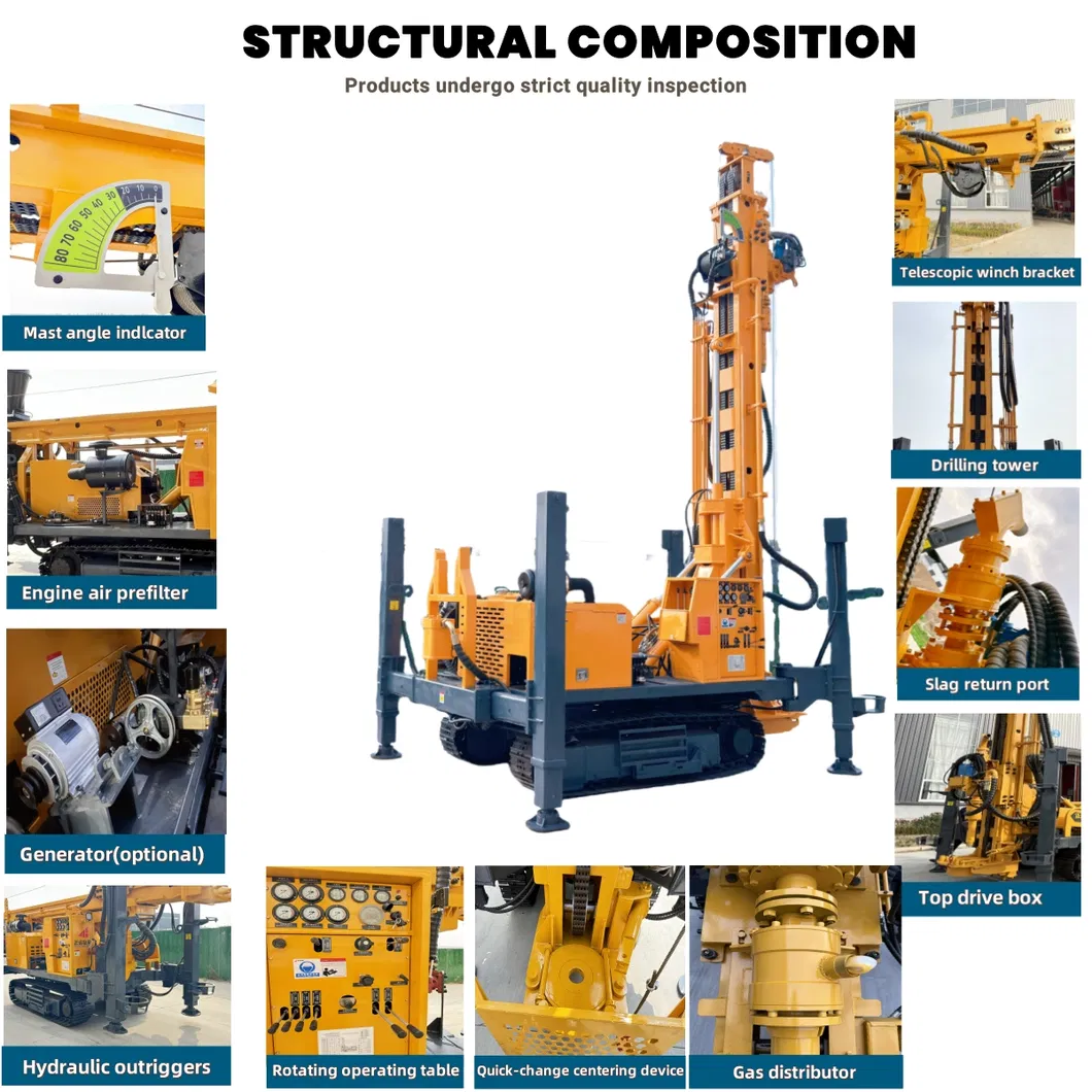 Fsl400 Efficient RC การไหลเวียนย้อนกลับ การเจาะ เครื่องจักร Air Lift Deep Exploration High Recovery Mining