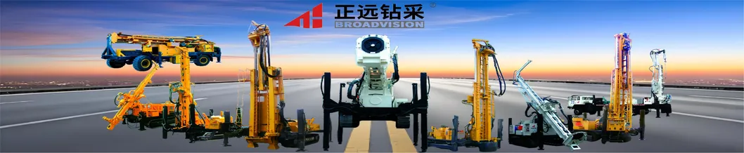 450m การเจาะ Depth Pneumatic DTH แคร่เลื่อน การเจาะ Rig for Water Well การเจาะ Rig Driven by Diesel Engine