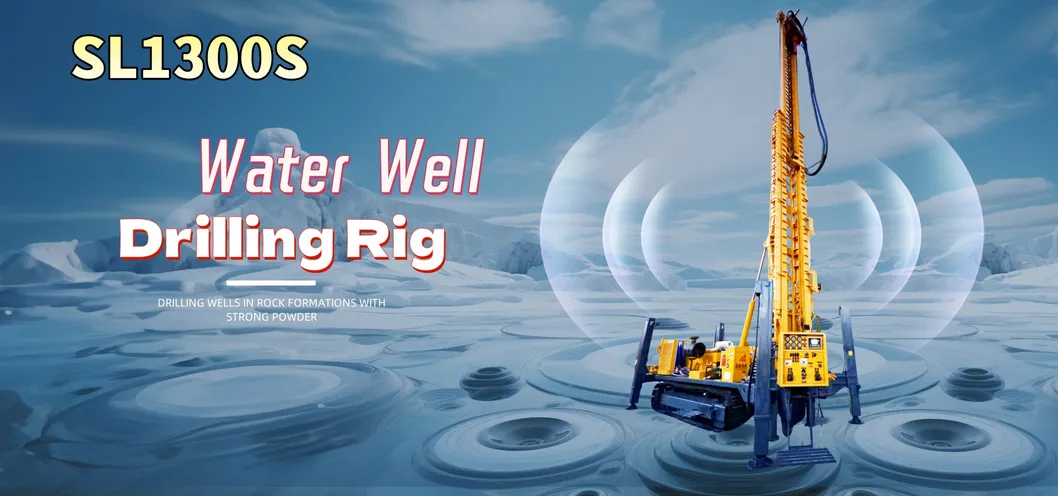 China 1300m Drill Rig for Water Well Mine การเจาะ Rig Diesel Engine Water Well Drill Rig เครื่องจักร for Sale