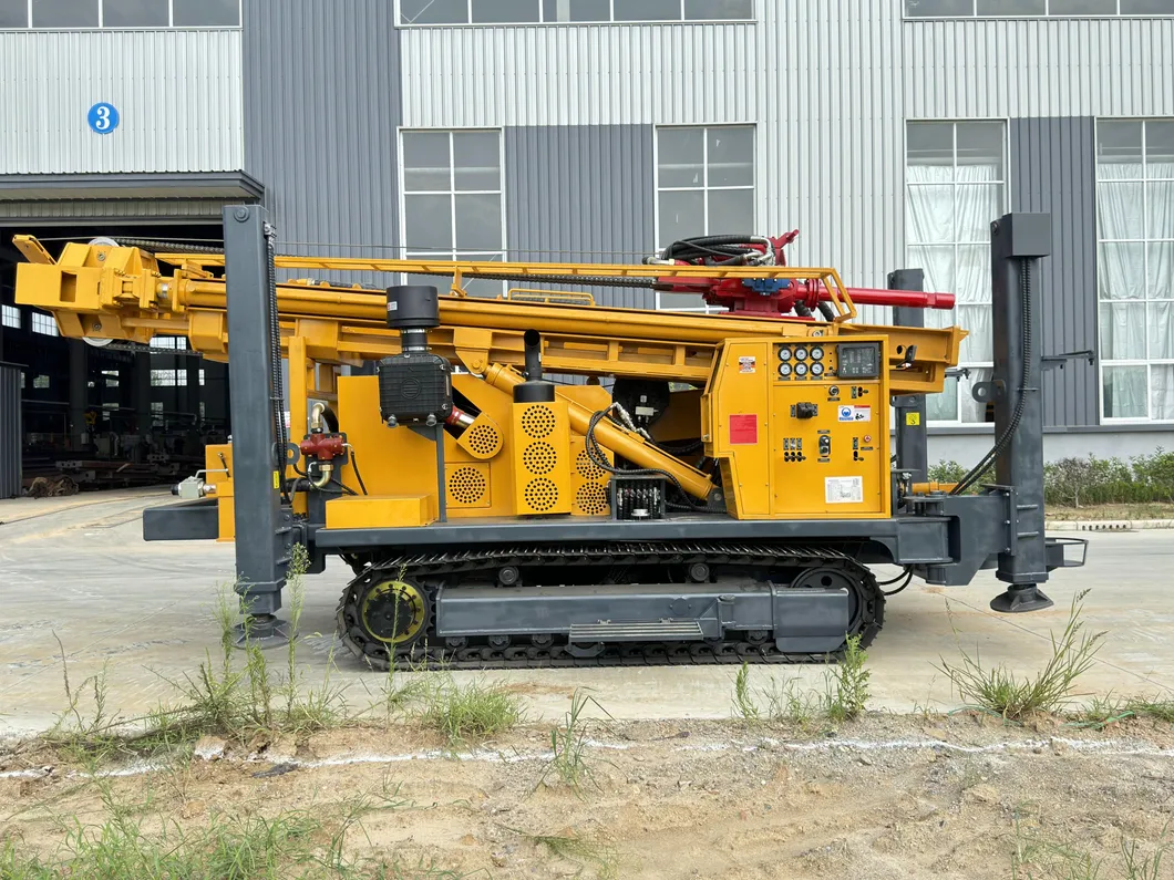 Full ไฮดรอลิก High Power 750m Depth SL750s Center Lifting Water Well การเจาะ Rigs แคร่เลื่อน Type Factory Price