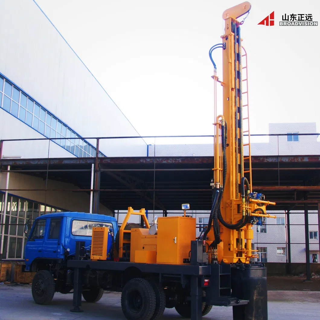 500 Meters DTH Water การเจาะ Rig Truck Mounted Borehole การเจาะ Rig