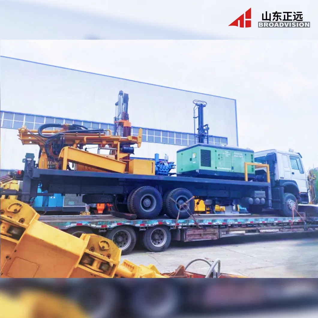 Factory Price 200m Depth Truck Mounted Borehole Drill เครื่องจักร Rotary การเจาะ Equipment Water Well การเจาะ Rigs