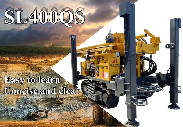 High-Performance Truck Mounted แคร่เลื่อน Borehole ไฮดรอลิก แคร่เลื่อน Type Cable Tool Water Well การเจาะ Rig for Sale for Farms Price in China