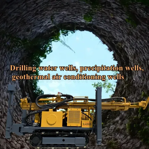 High-Performance Truck Mounted แคร่เลื่อน Borehole ไฮดรอลิก แคร่เลื่อน Type Cable Tool Water Well การเจาะ Rig for Sale for Farms Price in China