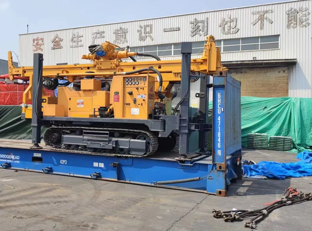 High-Performance Truck Mounted แคร่เลื่อน Borehole ไฮดรอลิก แคร่เลื่อน Type Cable Tool Water Well การเจาะ Rig for Sale for Farms Price in China